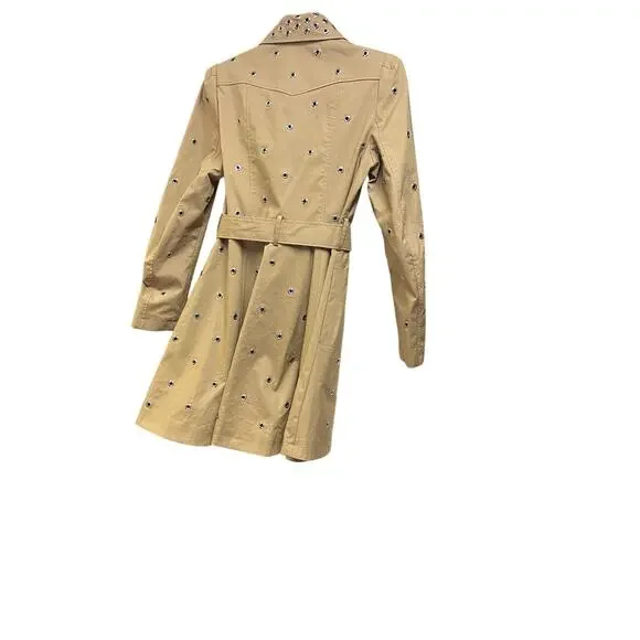 Red Valentino, Gromet Trench Coat, size: 44